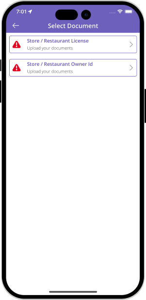 restaurant update document