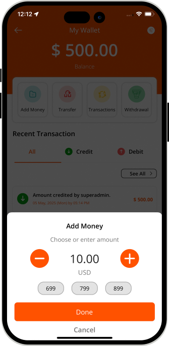wallet balance