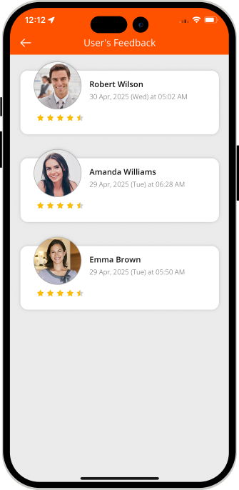 driver see user feedback