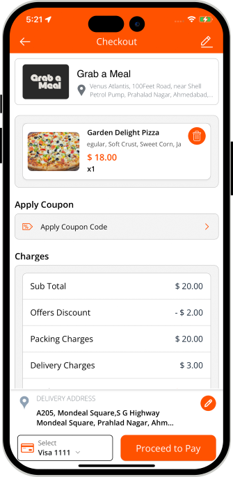 user, restaurant, driver edit profile