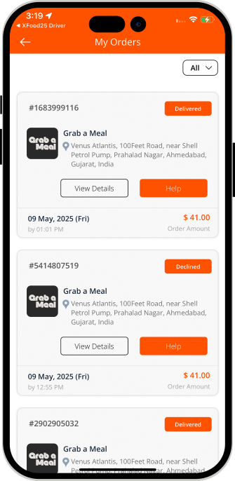 user rate & review to restaurant & driver