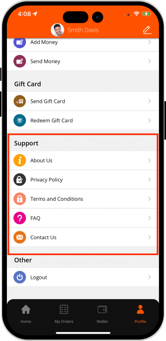 App support