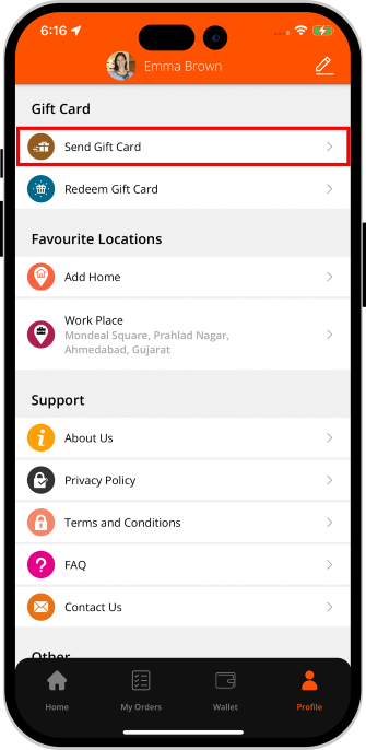 choose service categories