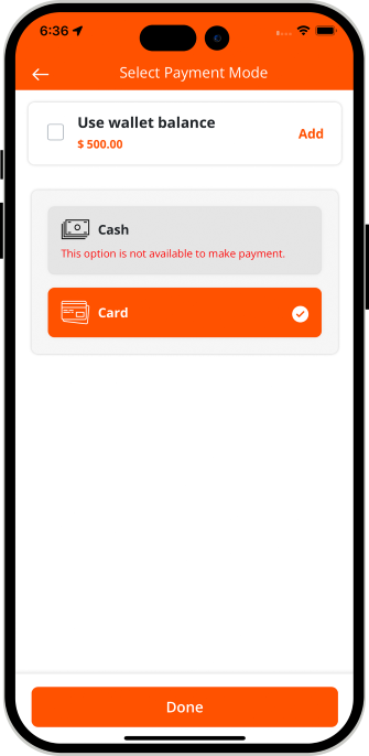 choose service categories