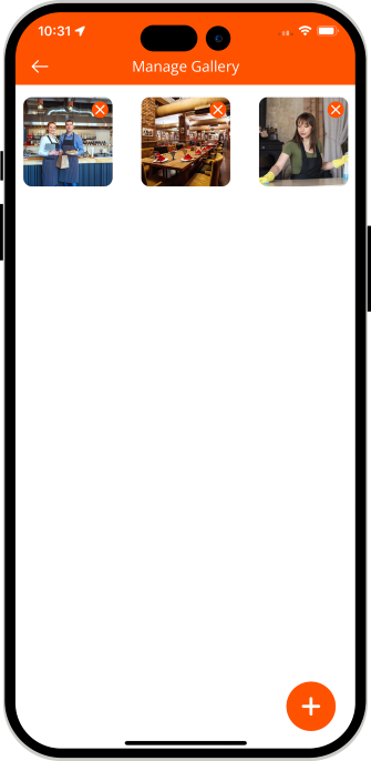 Manage gallery