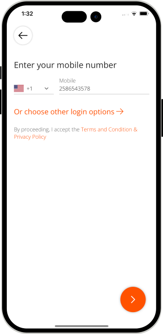 Select booking location