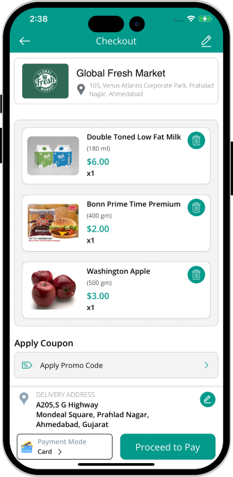 user edite food item