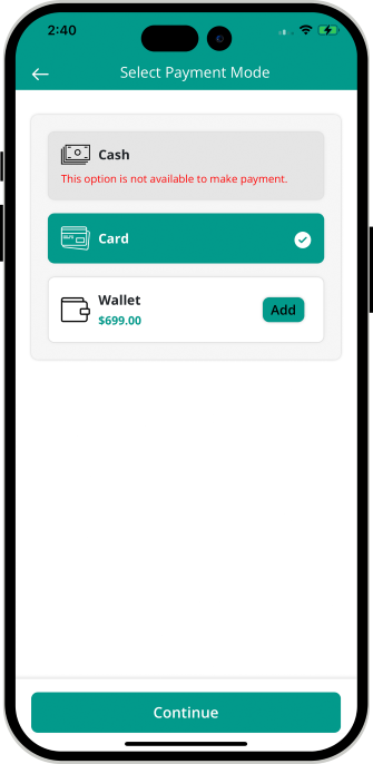 use choose payment method