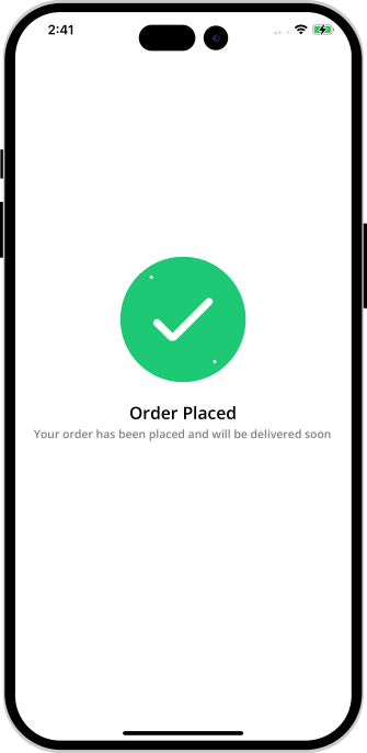 order place notification