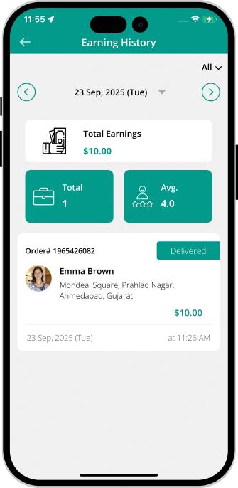 Store see earning history