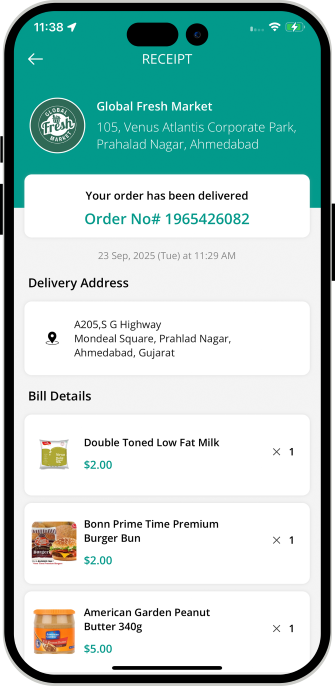 driver see details of address, earning , order