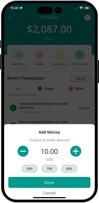 wallet balance