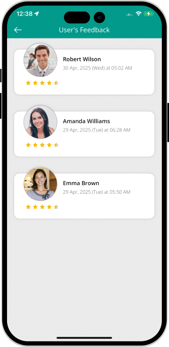 driver see user feedback