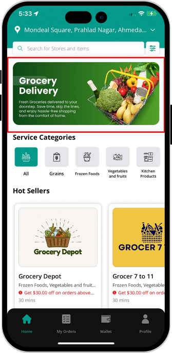 user rate & review to Store & driver