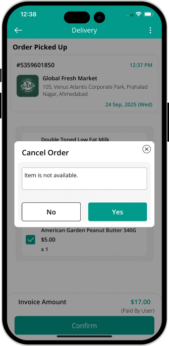 Order Cancellation