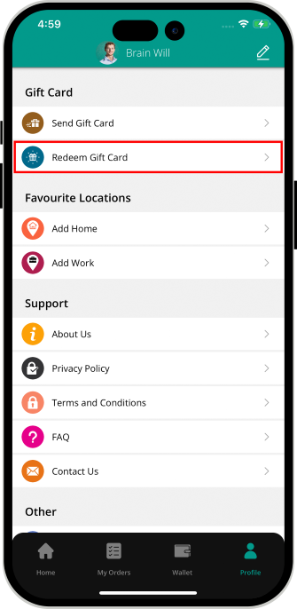 choose service categories