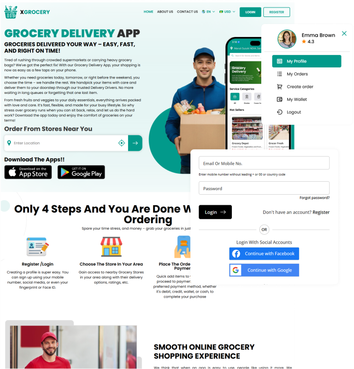 grab clone web panel