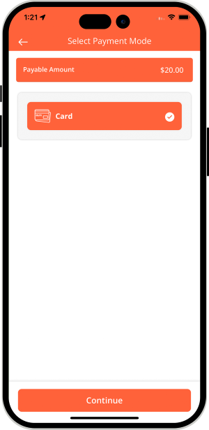 Select booking location