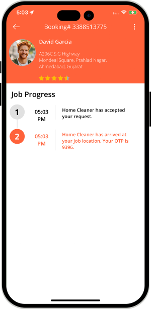 OTP Verification to Start the Job