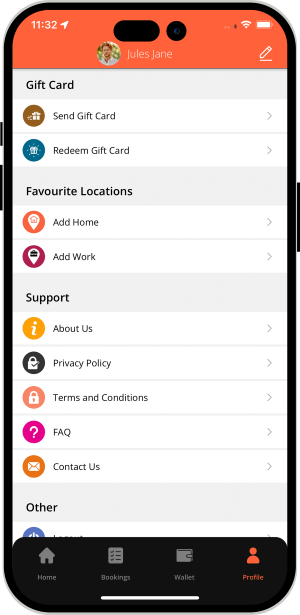 choose service categories