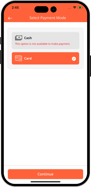 choose service categories