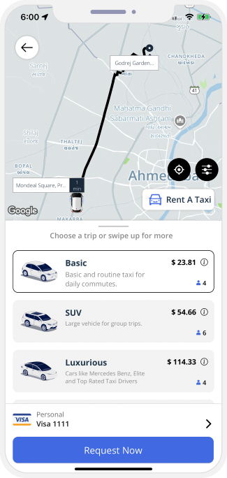 ride booking
