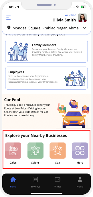 choose service categories