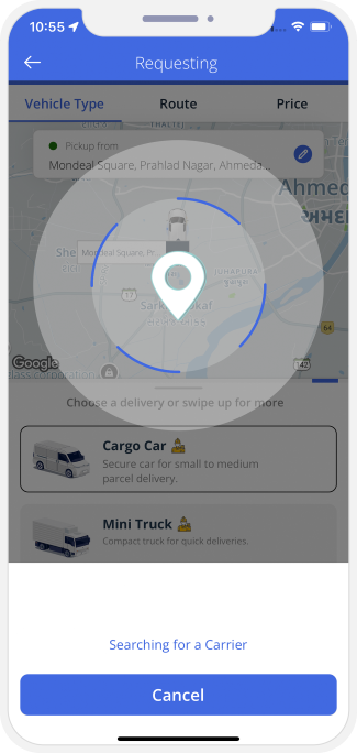choose service categories