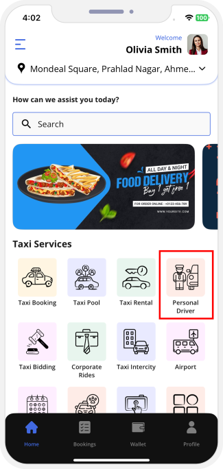 choose service categories