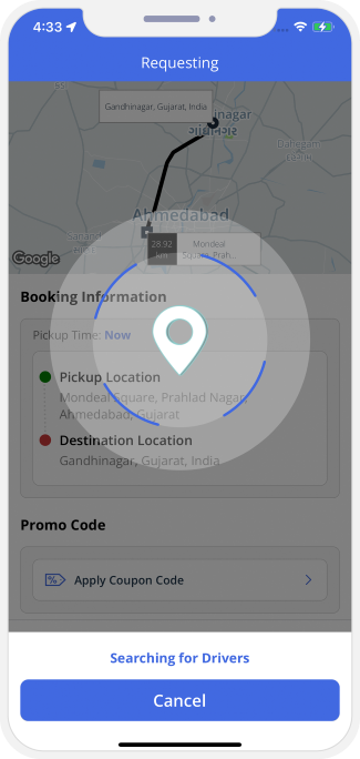 sending request