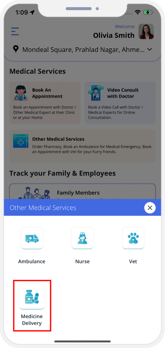 choose service categories