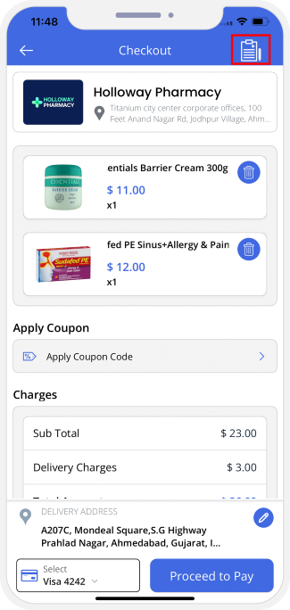 use choose payment method