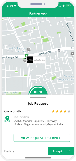 provider manage work location