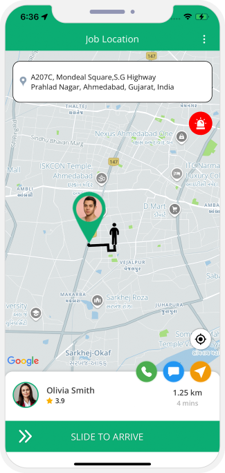provider manage work location