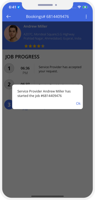 Select booking location