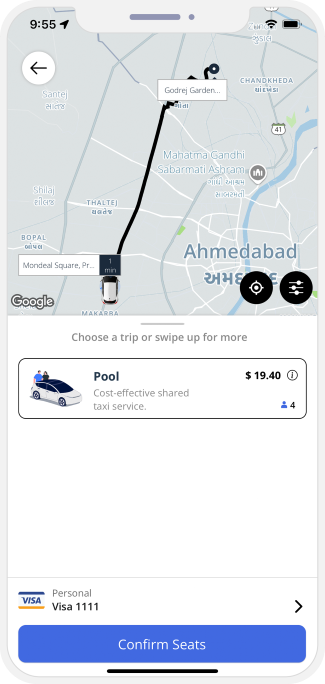 choose ride