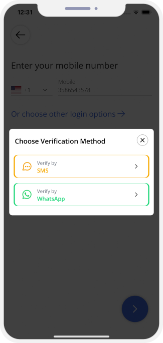 Select booking location