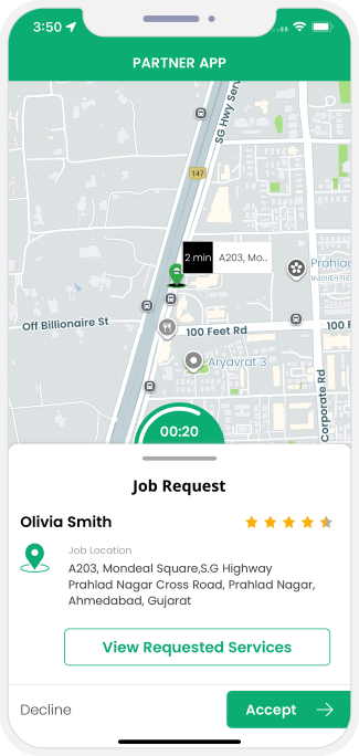 provider manage work location