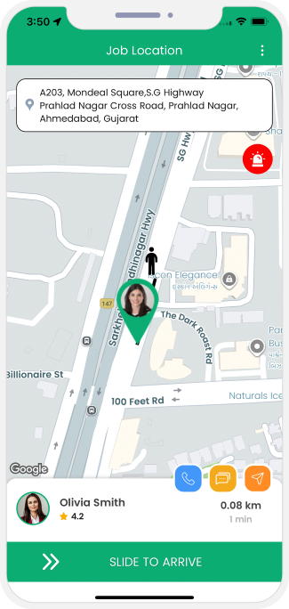 provider manage work location