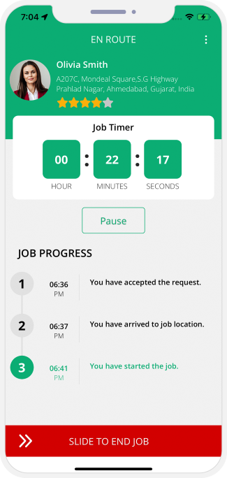 provider manage work location