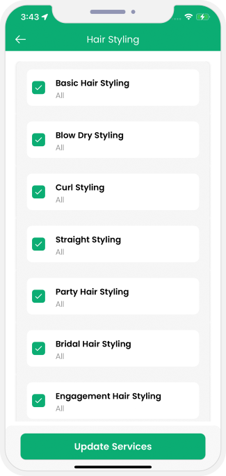 choose sub categories
