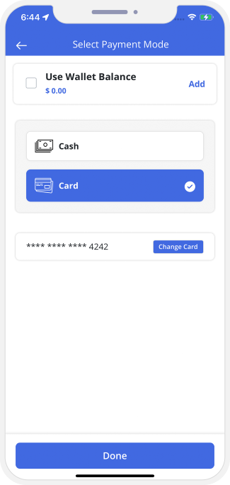 choose service categories