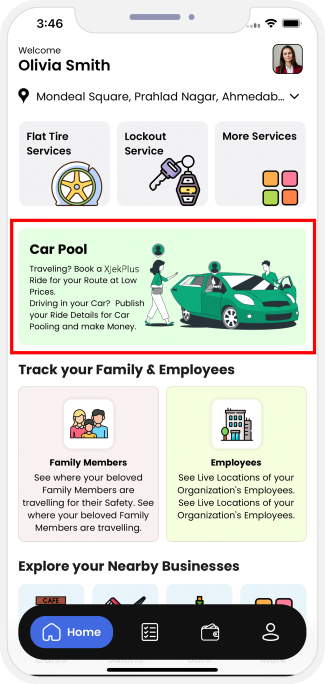 choose service categories