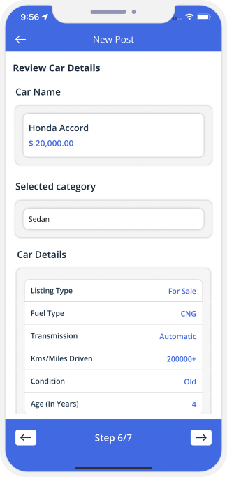 choose service categories