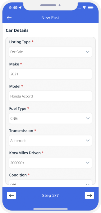 choose service categories