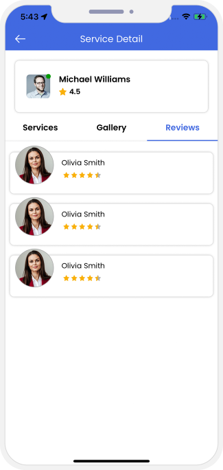 choose service categories