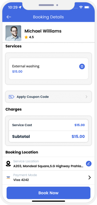 choose service categories