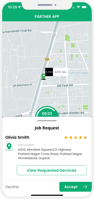 provider manage work location