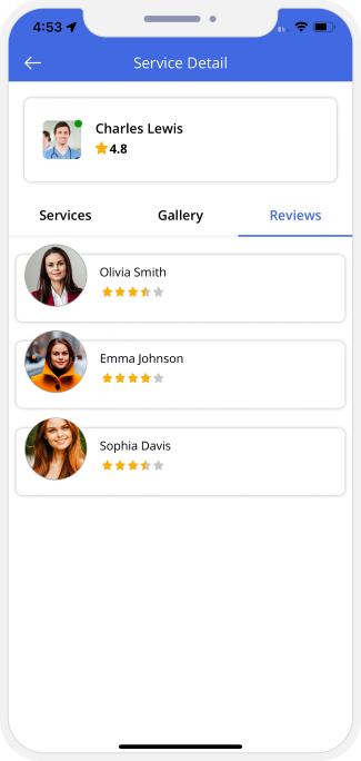 choose service categories