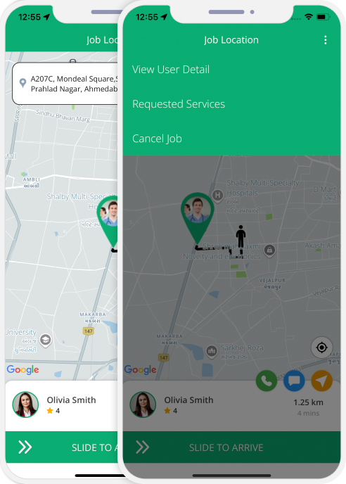 provider manage work location